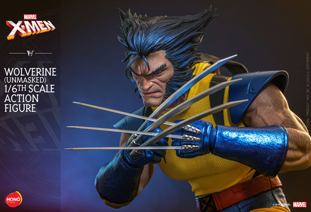 Marvel X-Men Action Figure 1/6 Wolverine (Unmasked) 28 cm 4895228619907