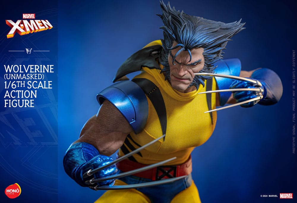 Marvel X-Men Action Figure 1/6 Wolverine (Unmasked) 28 cm 4895228619907