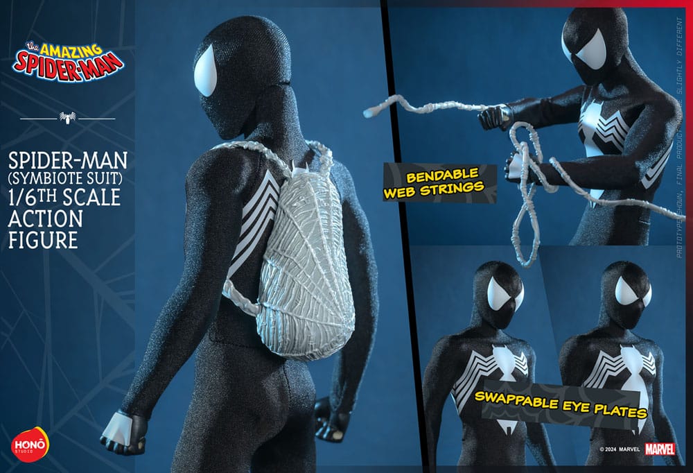 The Amazing Spider-Man Action Figure 1/6 Spider-Man (Symbiote Suit) 30 cm 4895228618801