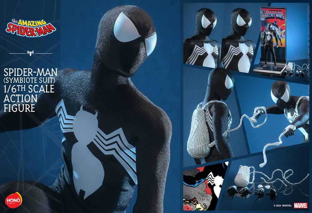 The Amazing Spider-Man Action Figure 1/6 Spider-Man (Symbiote Suit) 30 cm 4895228618801