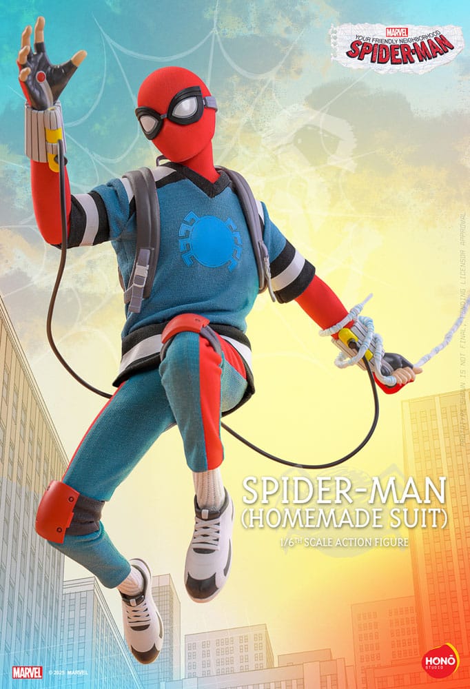 Your Friendly Neighborhood Spider-Man Action Figure 1/6 Spider-Man (Homemade Suit) 29 cm 4895228620934