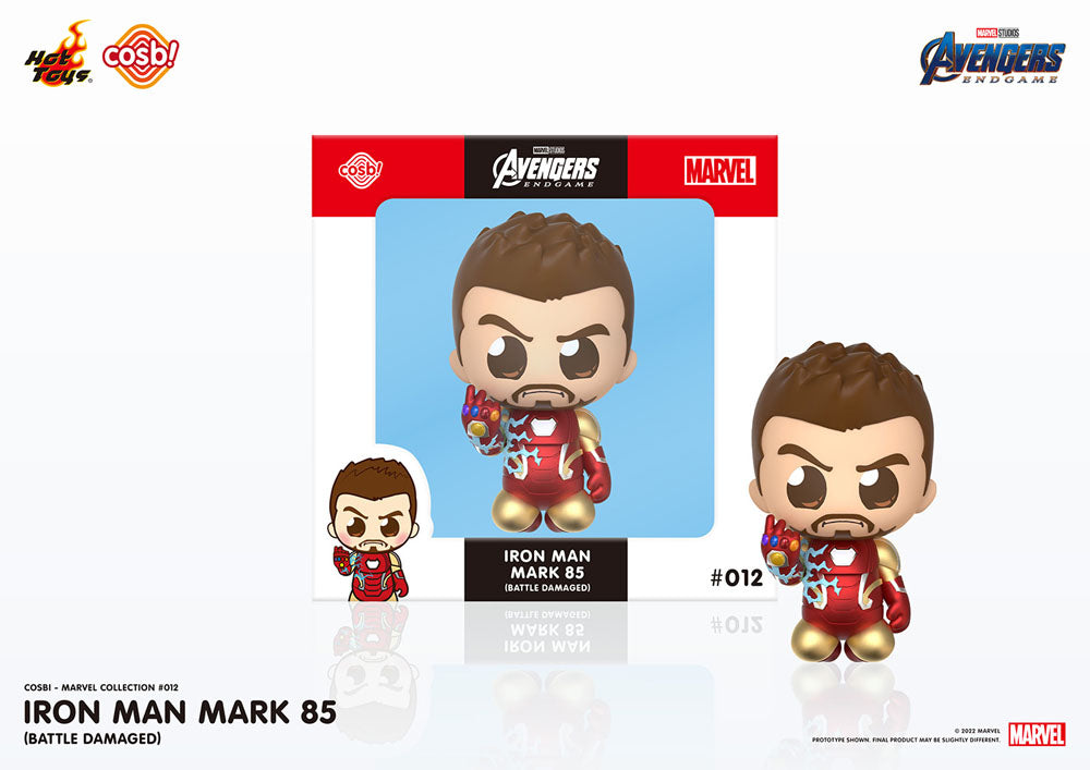 Avengers: Endgame Cosbi Mini Figure Iron Man Mark 85 (Battle) 8 cm 4582578286902