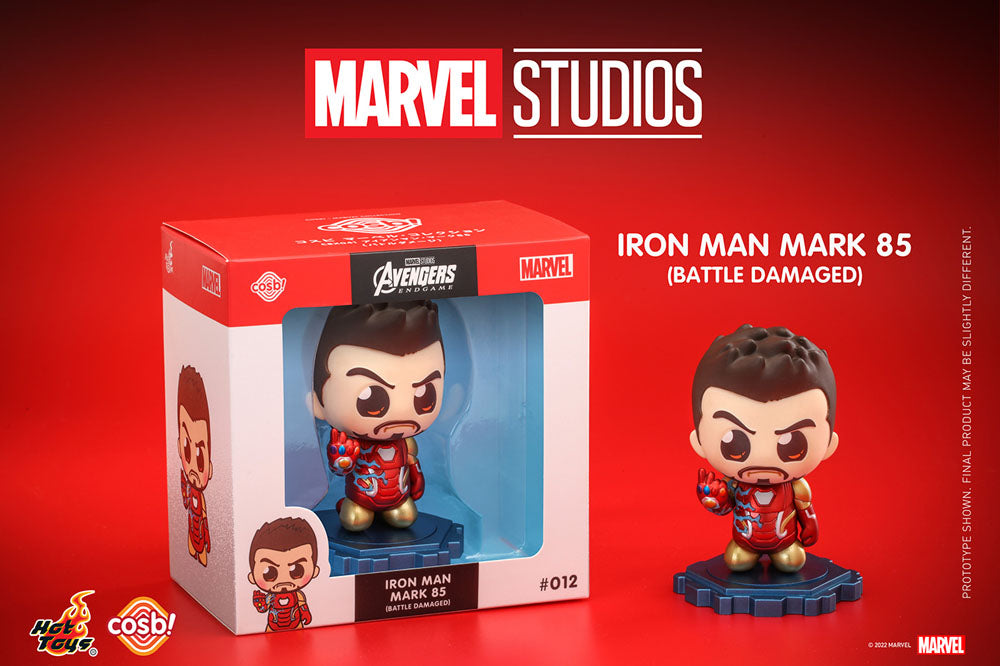 Avengers: Endgame Cosbi Mini Figure Iron Man Mark 85 (Battle) 8 cm 4582578286902