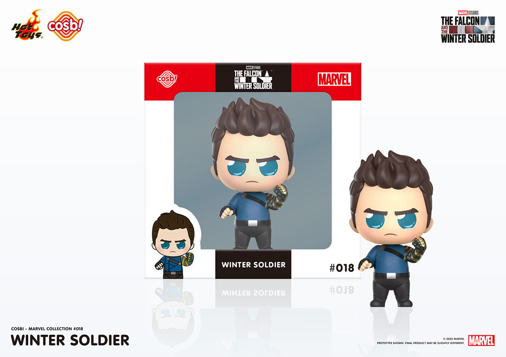 The Falcon and the Winter Soldier Cosbi Mini Figure Bucky Barnes 8 cm 4582578286964