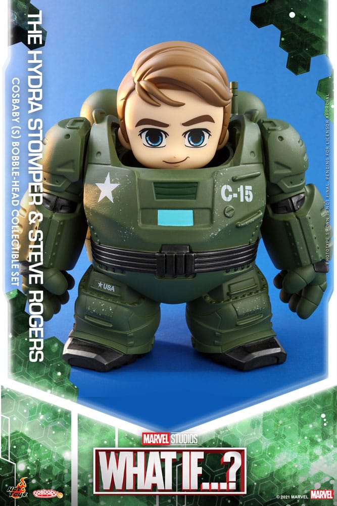 What If...? Cosbaby (S) Mini Figures Hydra Stomper & Steve Rogers 10 cm 4895228607935