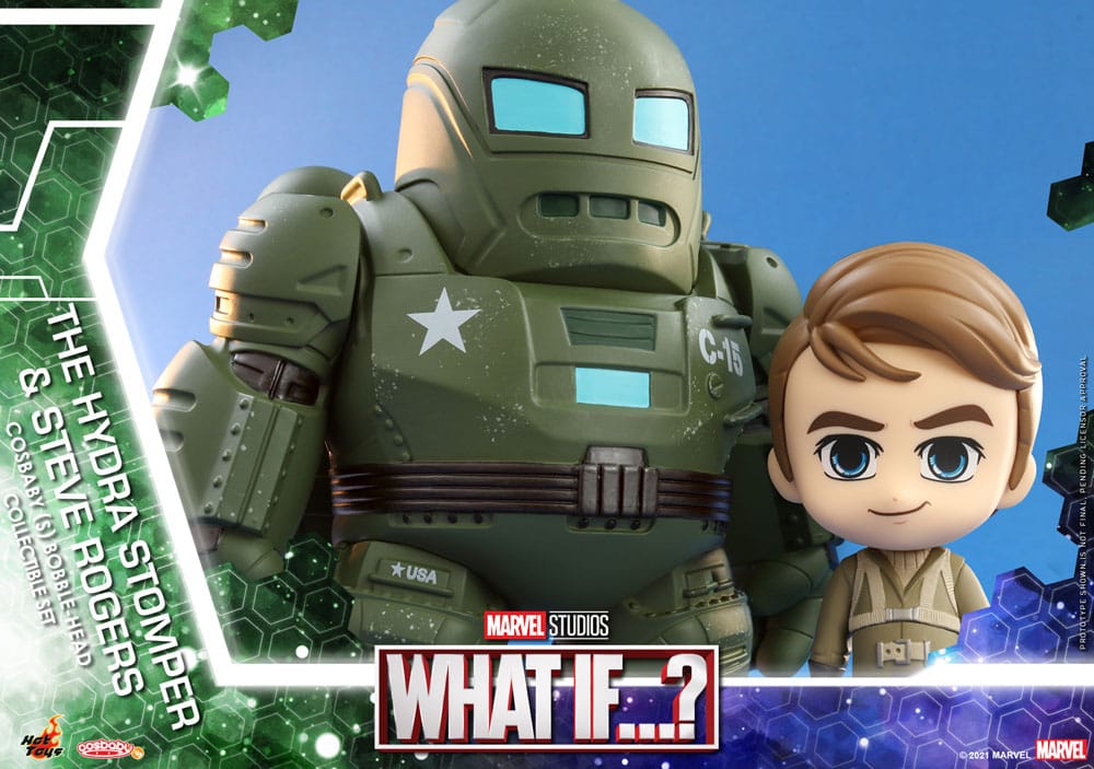 What If...? Cosbaby (S) Mini Figures Hydra Stomper & Steve Rogers 10 cm 4895228607935