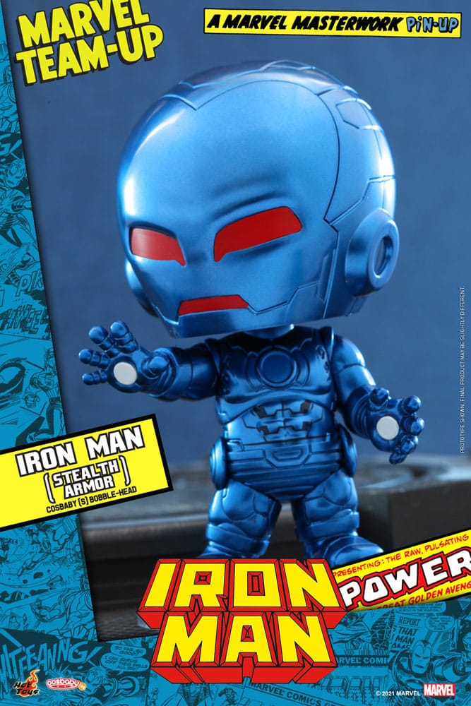 Marvel Comics Cosbaby (S) Mini Figure Iron Man (Stealth Armor) 10 cm 4895228608260