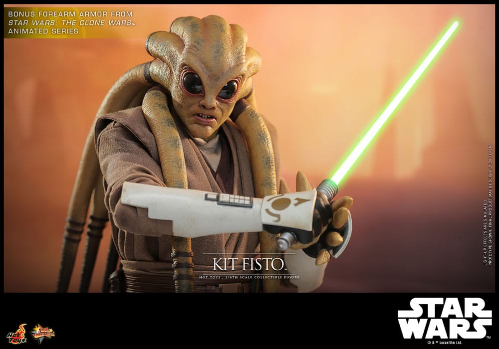 Star Wars Movie Masterpiece Action Figure 1/6 Kit Fisto 32 cm 4895228618207