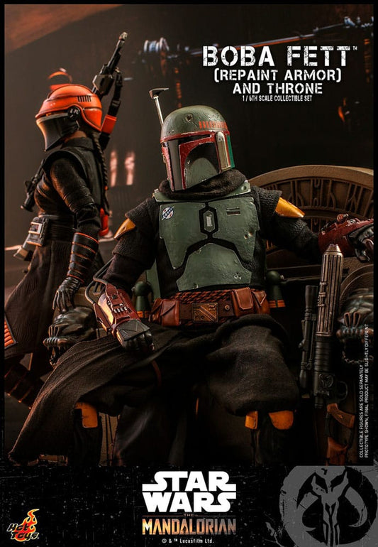 Star Wars: The Mandalorian Action Figure 1/6 Boba Fett Repaint Armor and Throne Special Edition 30 cm 4895228608819