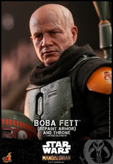 Star Wars: The Mandalorian Action Figure 1/6 Boba Fett Repaint Armor and Throne Special Edition 30 cm 4895228608819