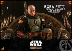 Star Wars: The Mandalorian Action Figure 1/6 Boba Fett Repaint Armor and Throne Special Edition 30 cm 4895228608819