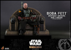 Star Wars: The Mandalorian Action Figure 1/6 Boba Fett Repaint Armor and Throne Special Edition 30 cm 4895228608819