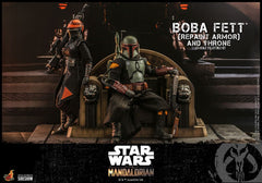 Star Wars: The Mandalorian Action Figure 1/6 Boba Fett Repaint Armor and Throne Special Edition 30 cm 4895228608819