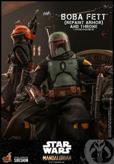 Star Wars: The Mandalorian Action Figure 1/6 Boba Fett Repaint Armor and Throne Special Edition 30 cm 4895228608819