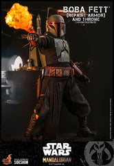 Star Wars: The Mandalorian Action Figure 1/6 Boba Fett Repaint Armor and Throne Special Edition 30 cm 4895228608819