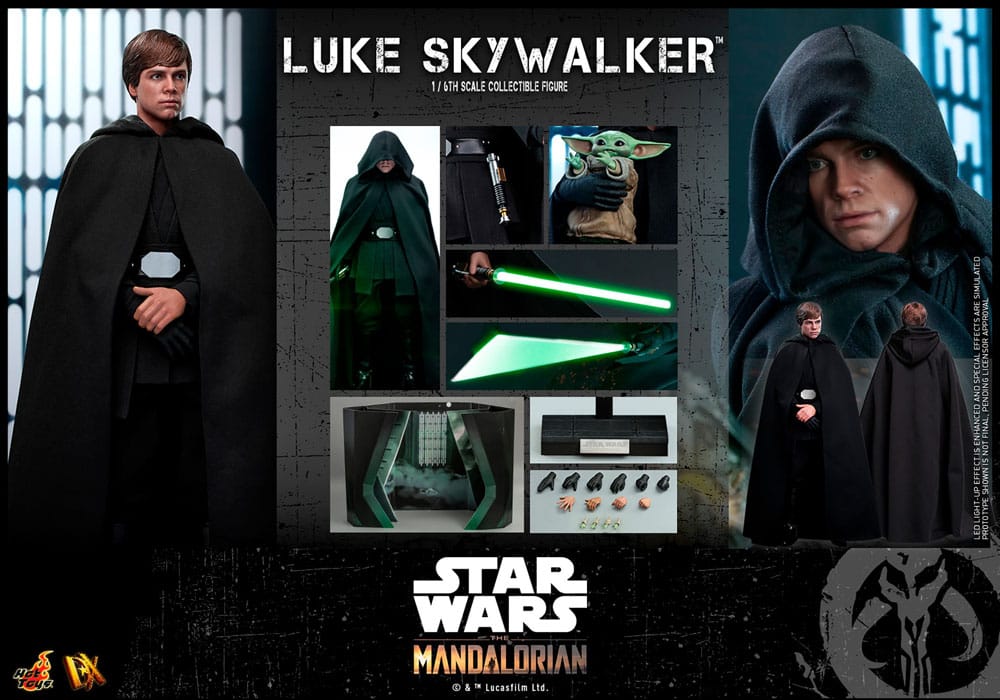 Star Wars: The Mandalorian DX Action Figure 1/6 Luke Skywalker Deluxe Version Spedial Edition 30 cm 4895228609021