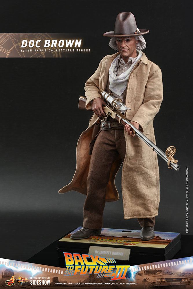 Back To The Future III Movie Masterpiece Action Figure 1/6 Doc Brown 32 cm 4895228609359