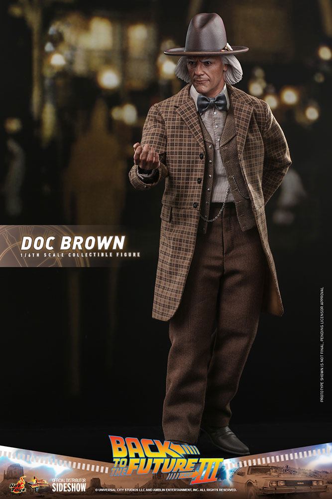 Back To The Future III Movie Masterpiece Action Figure 1/6 Doc Brown 32 cm 4895228609359