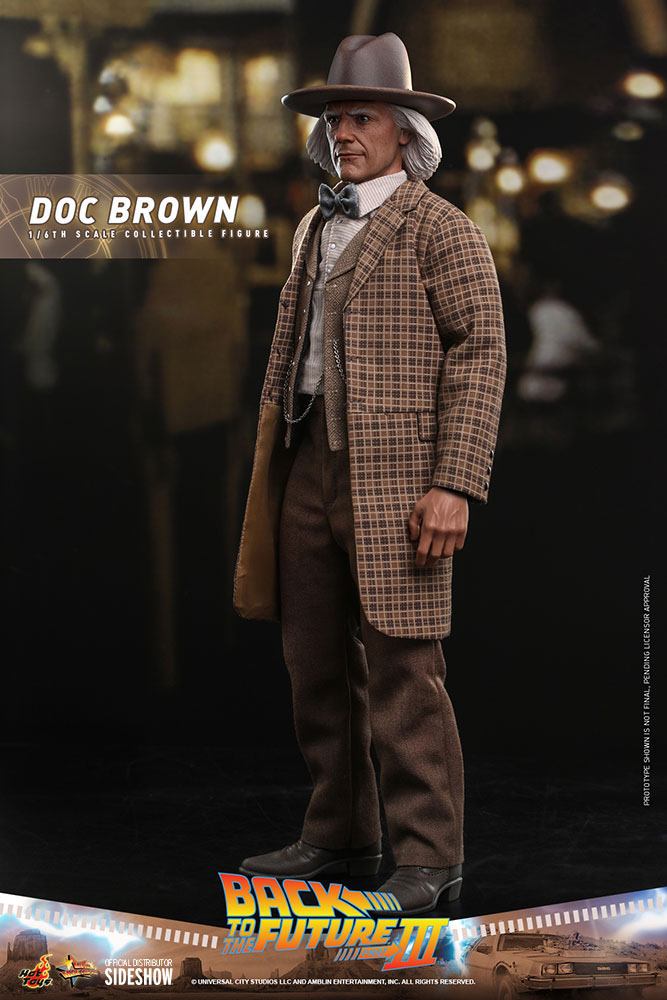 Back To The Future III Movie Masterpiece Action Figure 1/6 Doc Brown 32 cm 4895228609359