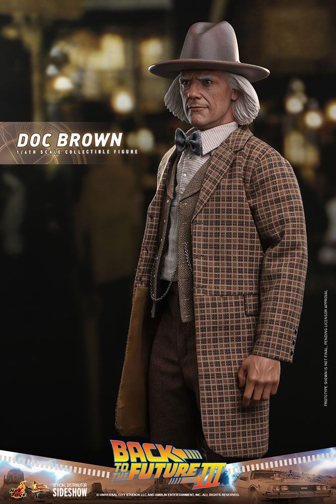 Back To The Future III Movie Masterpiece Action Figure 1/6 Doc Brown 32 cm 4895228609359