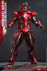 Iron Man 3 Movie Masterpiece Action Figure 1/6 Silver Centurion (Armor Suit Up Version) 32 cm 4895228609458