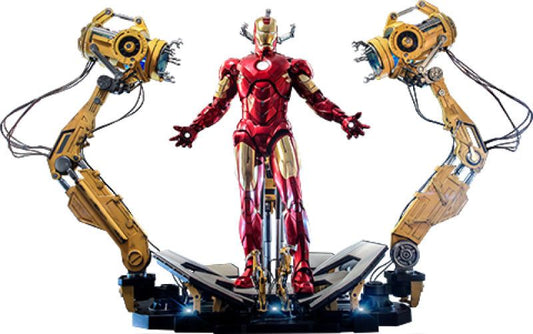 Iron Man 2 Action Figure 1/4 Iron Man Mark IV with Suit-Up Gantry 49 cm 4895228610294