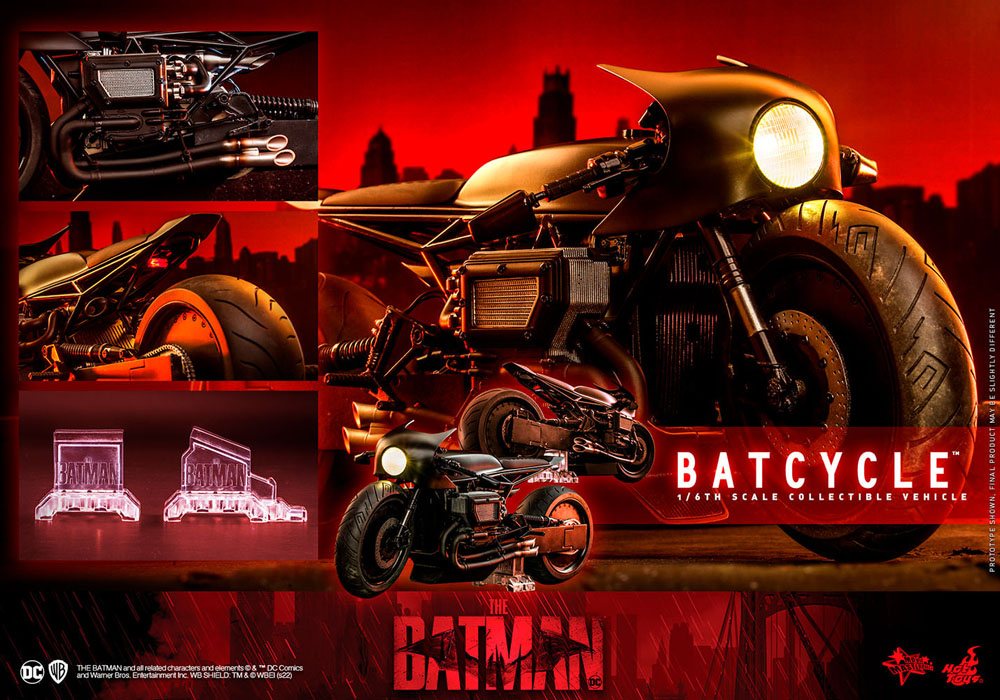 The Batman Movie Masterpiece Vehicle 1/6 Batcycle 42 cm 4895228611048