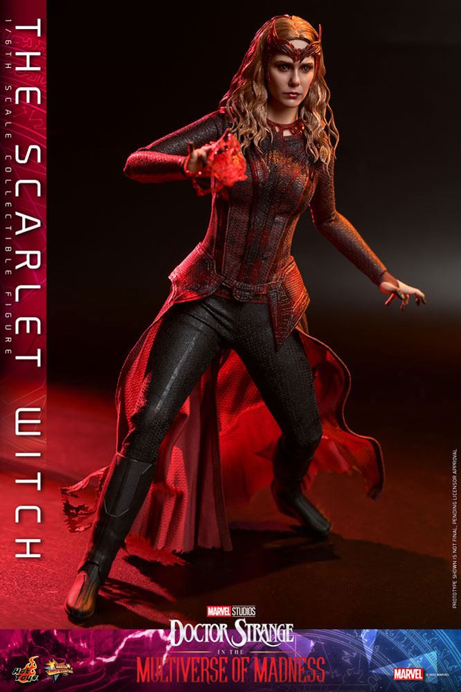 Doctor Strange in the Multiverse of Madness Movie Masterpiece Action Figure 1/6 The Scarlet Witch 28 cm 4895228611475