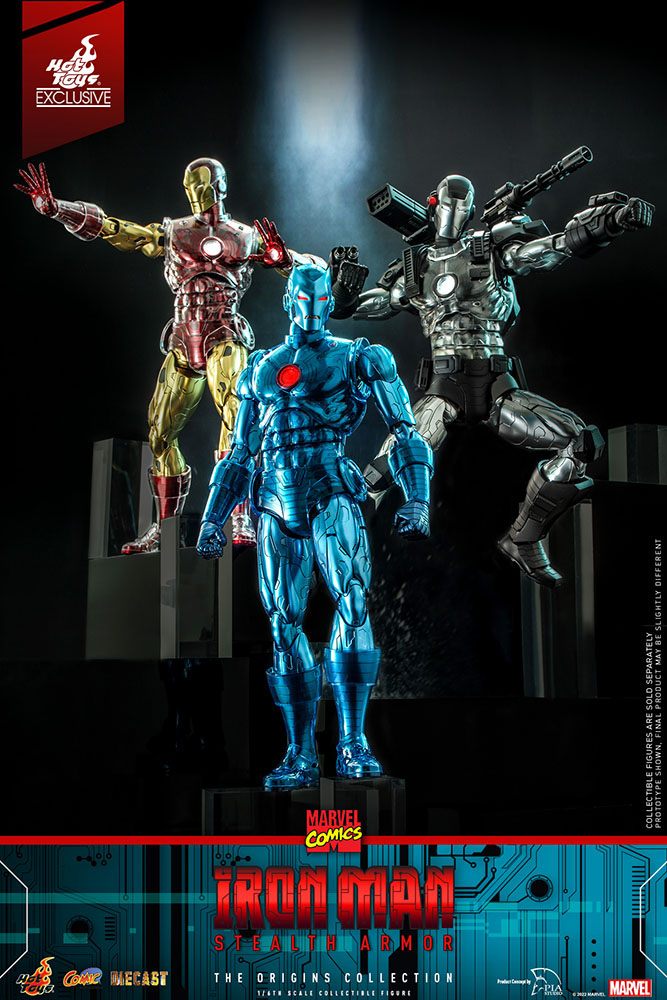 Marvel Comics Diecast Action Figure 1/6 Iron Man (Stealth Armor) Hot Toys Exclusive 33 cm 4895228611543