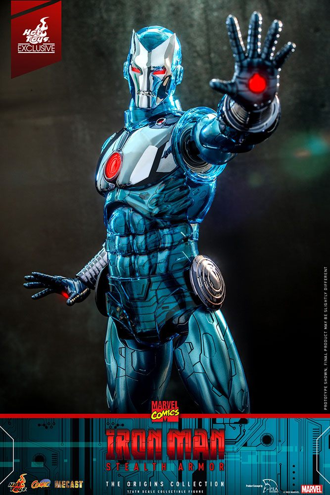 Marvel Comics Diecast Action Figure 1/6 Iron Man (Stealth Armor) Hot Toys Exclusive 33 cm 4895228611543