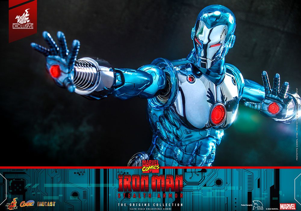 Marvel Comics Diecast Action Figure 1/6 Iron Man (Stealth Armor) Hot Toys Exclusive 33 cm 4895228611543