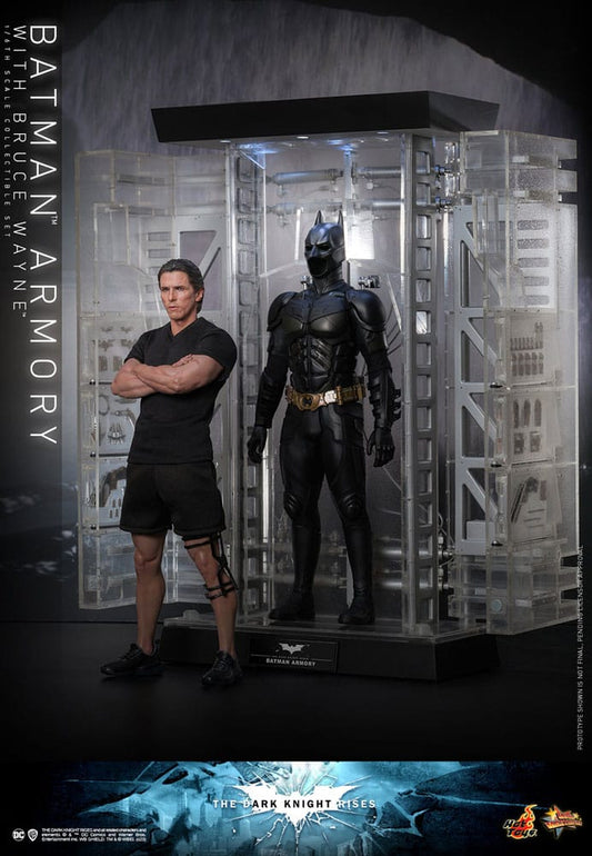 The Dark Knight Rises Movie Masterpiece Action Figures & Diorama 1/6 Batman Armory with Bruce Wayne 30 cm 4895228614223