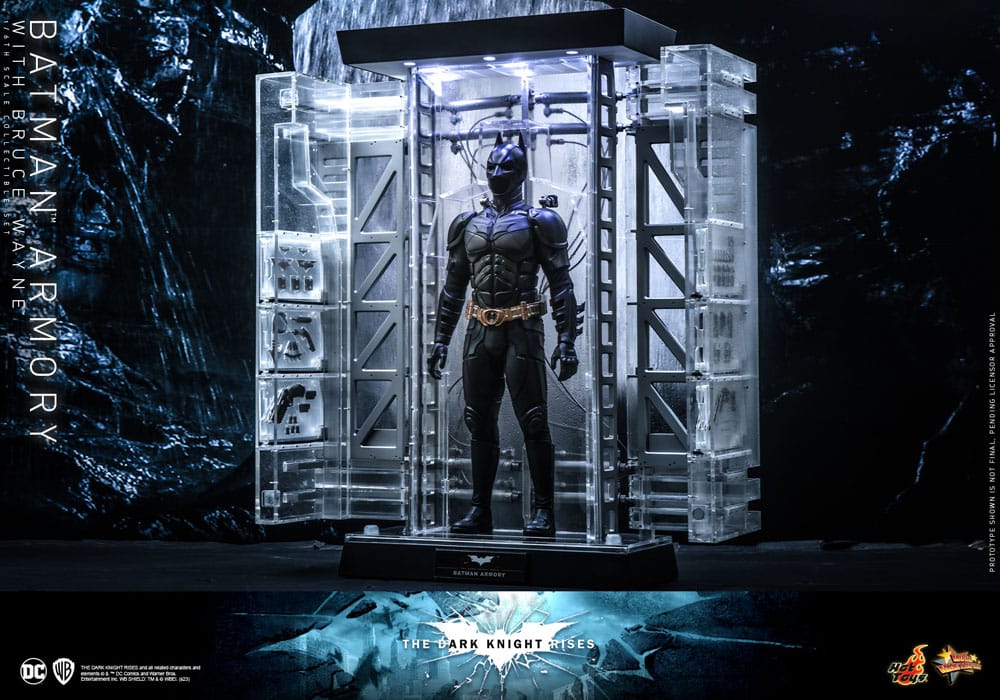 The Dark Knight Rises Movie Masterpiece Action Figures & Diorama 1/6 Batman Armory with Bruce Wayne 30 cm 4895228614223