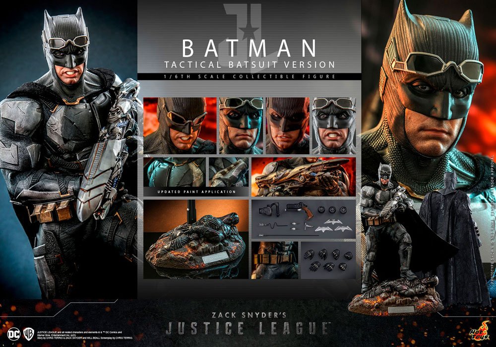 Zack Snyder`s Justice League Action Figure 1/6 Batman (Tactical Batsuit Version) 33 cm 4895228612496