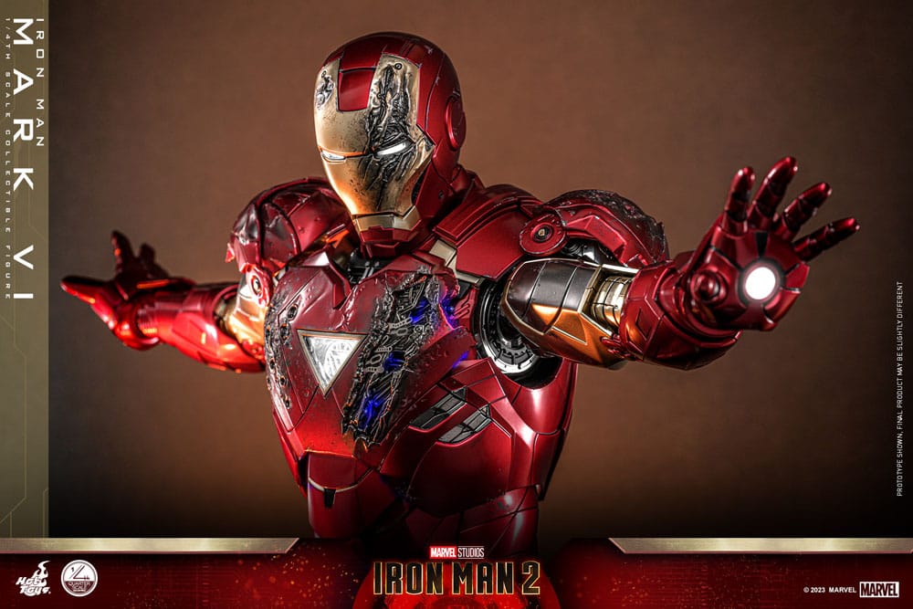 Iron Man 2 Action Figure 1/4 Iron Man Mark VI 48 cm 4895228616098