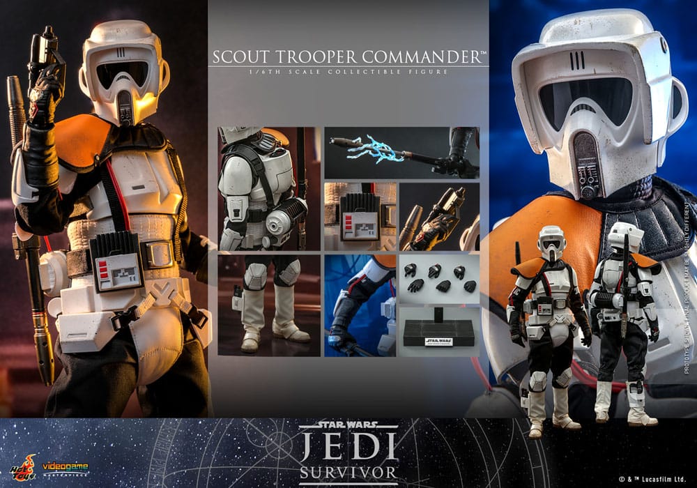 Star Wars: Jedi Survivor Videogame Masterpiece Action Figure 1/6 Scout Trooper Commander 30 cm 4895228614339