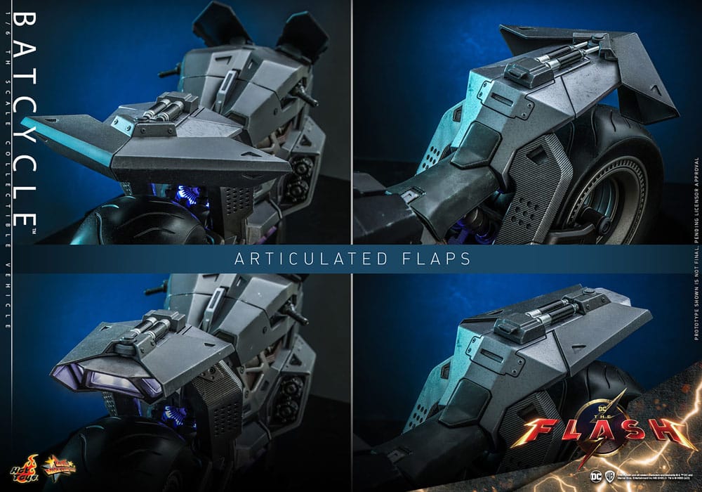 The Flash Movie Masterpiece Vehicle 1/6 Batcycle 56 cm 4895228614315