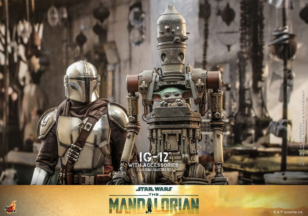 Star Wars: The Mandalorian Action Figure 1/6 IG-12 with accessories 36 cm 4895228614810