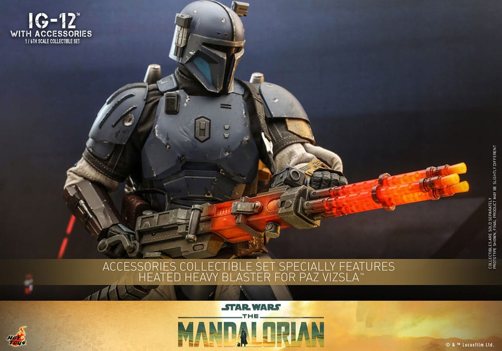 Star Wars: The Mandalorian Action Figure 1/6 IG-12 with accessories 36 cm 4895228614810