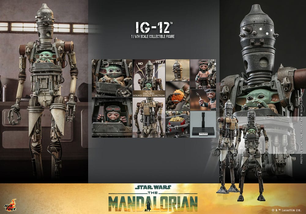 Star Wars: The Mandalorian Action Figure 1/6 IG-12 36 cm 4895228614803