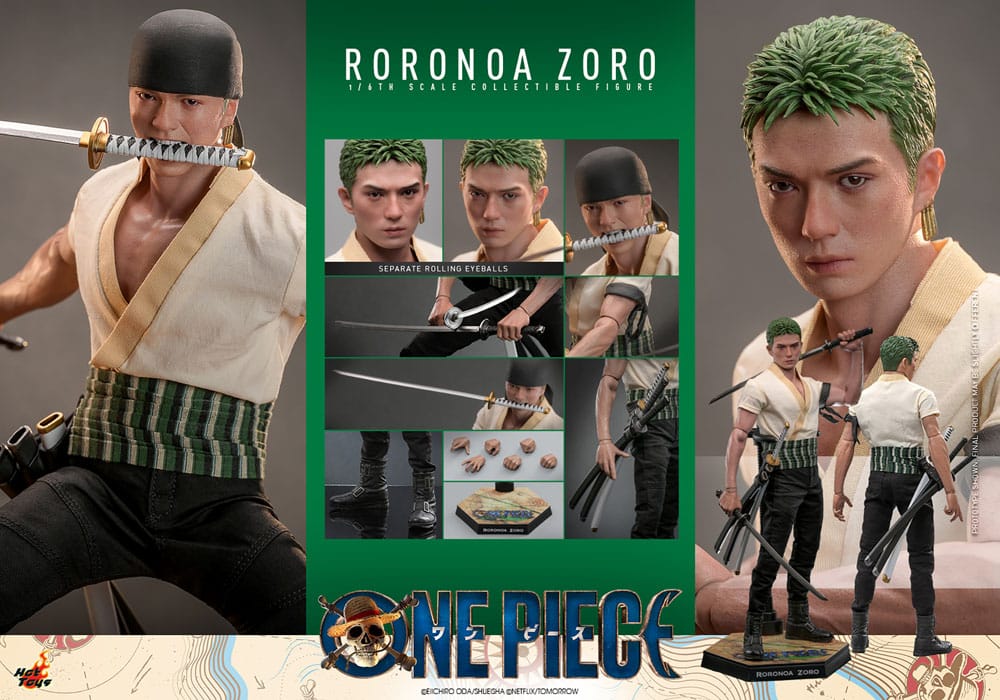 One Piece (Netflix) Action Figure 1/6 Roronoa Zoro 31 cm 4895228615633