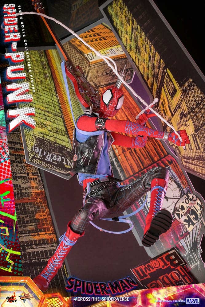 Spider-Man: Across the Spider-Verse Movie Masterpiece Action Figure 1/6 Spider-Punk 32 cm 4895228615732