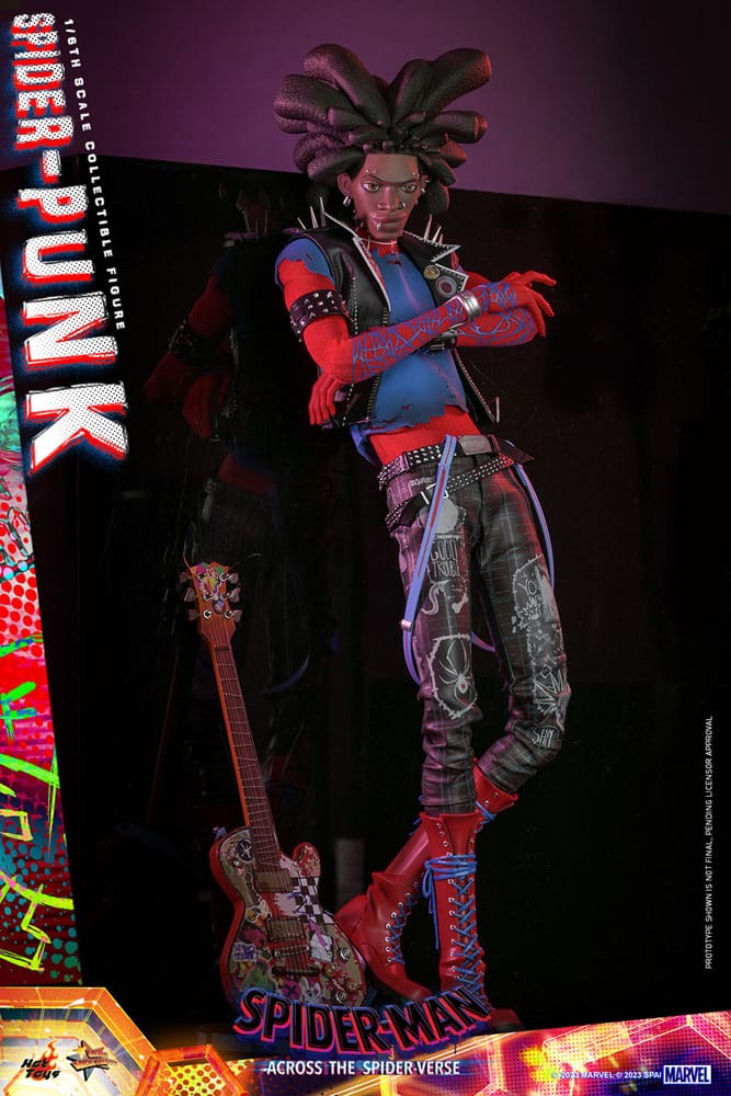 Spider-Man: Across the Spider-Verse Movie Masterpiece Action Figure 1/6 Spider-Punk 32 cm 4895228615732