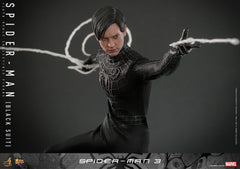 Spider-Man 3 Movie Masterpiece Action Figure 1/6 Spider-Man (Black Suit) 30 cm 4895228615756