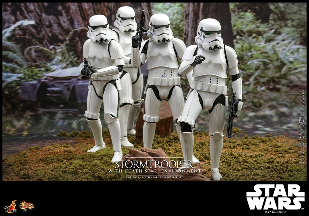 Star Wars Movie Masterpiece Action Figure 1/6 Stormtrooper with Death Star Environment 30 cm 4895228616241