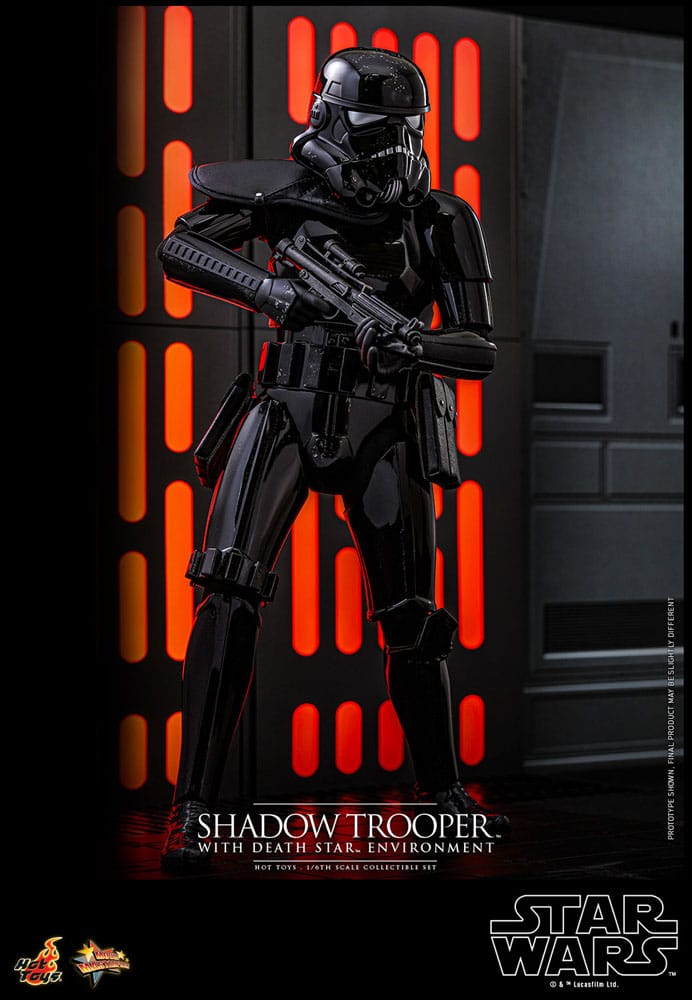 Star Wars Movie Masterpiece Action Figure 1/6 Shadow Trooper with Death Star Environment 30 cm 4895228616258