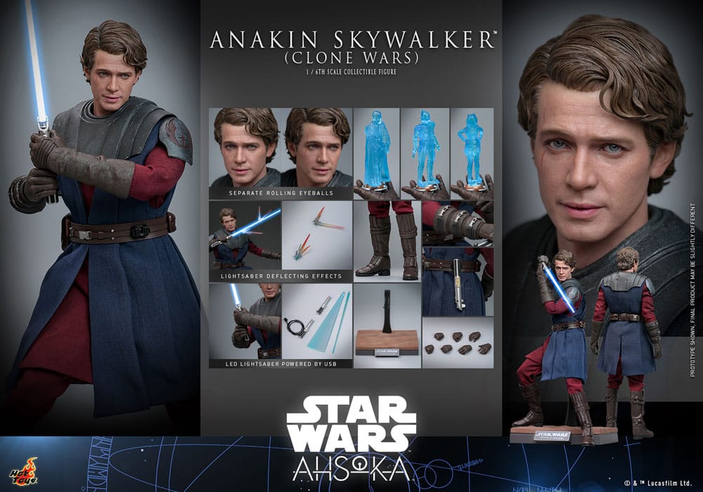 Star Wars: The Clone Wars Action Figure 1/6 Anakin Skywalker 31 cm 4895228617583