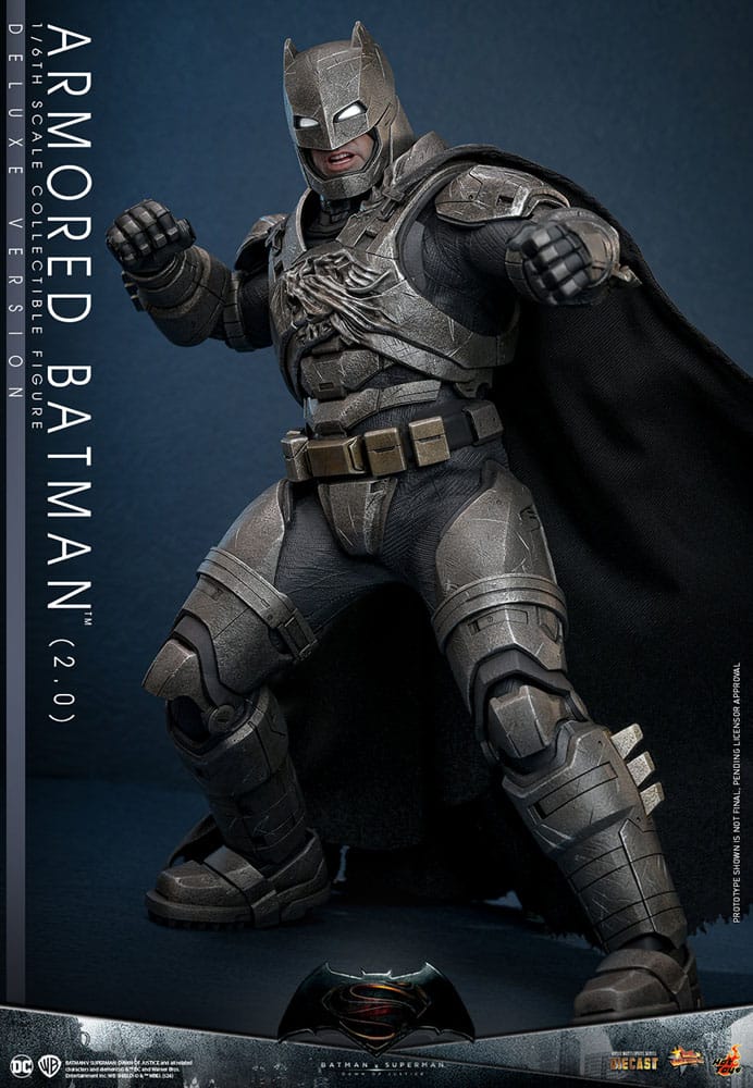 Batman v Superman: Dawn of Justice Movie Masterpiece Action Figure 1/6 Armored Batman 2.0 (Deluxe Version) 33 cm 4895228617606