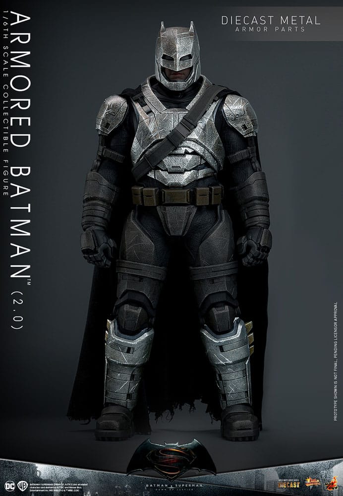 Batman v Superman: Dawn of Justice Movie Masterpiece Action Figure 1/6 Armored Batman 2.0 33 cm 4895228617590