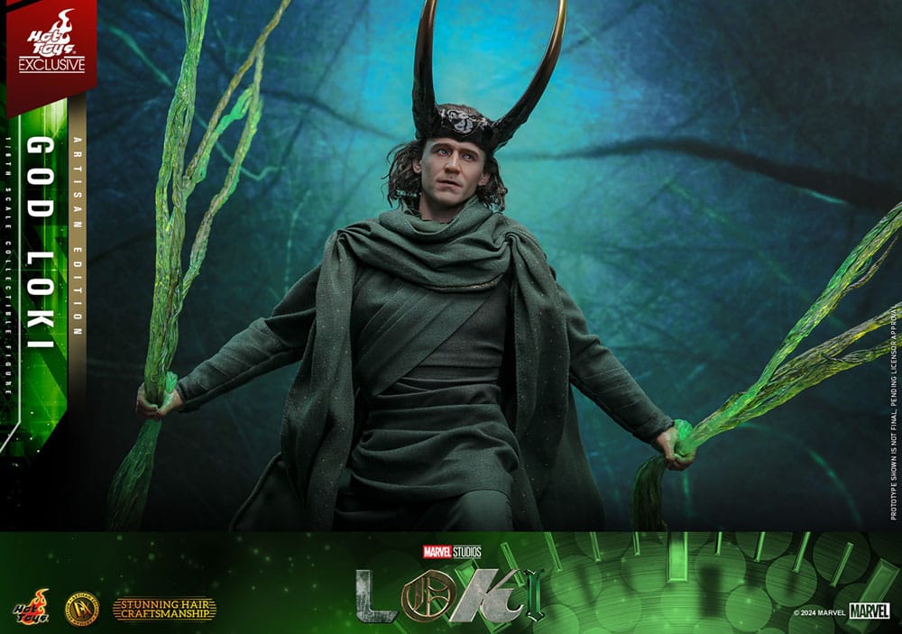 Loki DX Action Figure 1/6 God Loki Artisan Edition Hot Toys Exclusive 31 cm 4895228617873